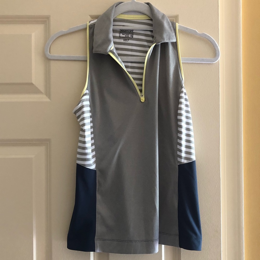 Slazenger sleeveless golf shirt.